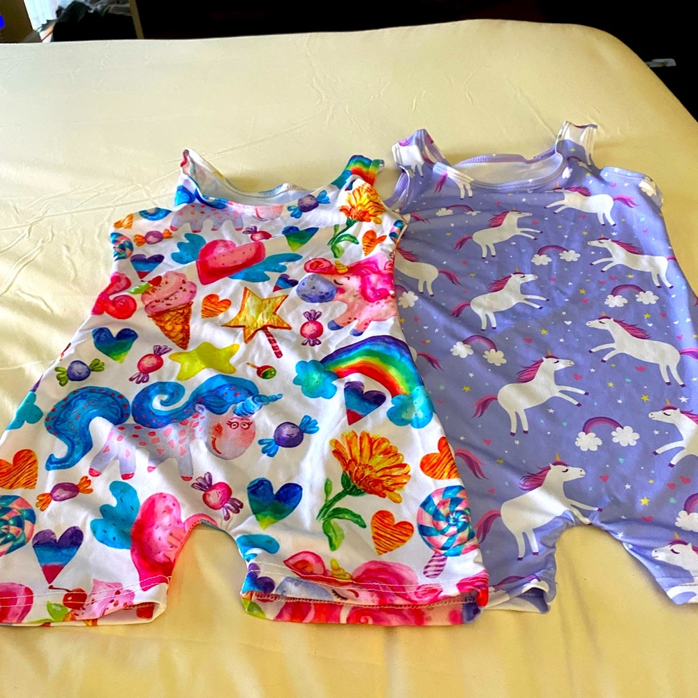 Girls gymnastics outfit bundle of 2. Sz 6/6x